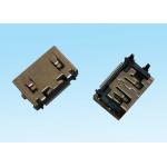 Plating Material HDMI Cable Connector Short A Type Dip 19 Pin In TV Boxes for sale