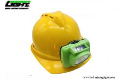China Waterproof IP68 1W 13000Lux 6.8Ah LED Miners Cap Lamp supplier