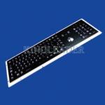 Numeric Keys Industrial Computer Keyboard Electroplated Black FCC for sale
