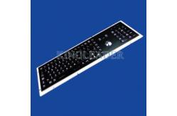 China Rugged Panel Mount Black Metal Keyboard With Trackball Function Keys And Number Keypad supplier