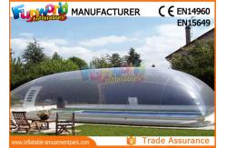 China PVC Transparent Inflatable Pool Cover Tent Swimming Pool Cover Shelter supplier