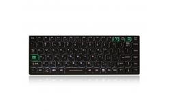China 89 Keys Emc Rubber Silicone Usb Keyboard For Ruggdized Computer Yellow Backlit supplier