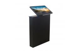 China Conference Table Motorized Monitor Lift With 17.3 Inch Screen supplier