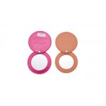 35g Single Side Rotatable Cosmetic Pocket Mirror PU Leather For Promotion for sale