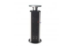 China UK Standard Pop Up Power Tabletop Kitchen Socket With LED Indicator supplier