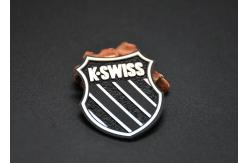 China Woven Fabric Heat Transfer Patches With Printed Silicone Logos supplier