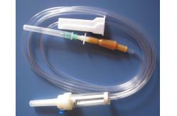 China Transparent EO Sterilized Medical Grade PVC Infusion Set With Luer Lock supplier