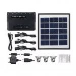Outdoor Lighting Solar Light Kits With 3 PCS LED Bulbs for sale