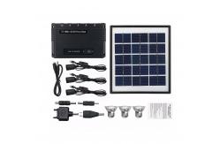 China Outdoor Lighting Solar Light Kits With 3 PCS LED Bulbs supplier