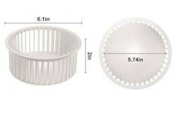 China 6.1 Diameter Fan Blower Wheel For PP Material supplier