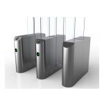 DC24V SS316 BLDC Sliding Barrier Gate 50HZ RS485 With Access Control System