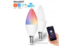 China 10W Remote Control Smart Wifi LED Bulb Aluminum PC Lamp Bulb supplier
