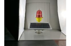 China Wind Turbine Flying Solar Powered Warning Lights FAA L864 Dusk To Dawn Operation supplier