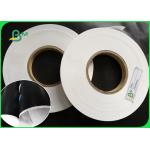 60GSM Food Safe Flood Coated Black Printed Drinking Straw Paper Roll For Beverage for sale