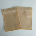 Cherry Seed Coffee Sachet Pillow Custom Paper Bags Recyclable Durable With Window