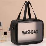 Transparent Waterproof Travel Wash Bag Hanging Makeup Storage Pouch for sale