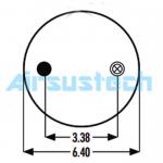 2B9-265 Low Noise Goodyear Air Spring W013586941 Firestone Replace Air Lift Bag