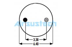 China 2B9-265 Low Noise Goodyear Air Spring W013586941 Firestone Replace Air Lift Bag supplier