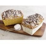 Corrugated loaf paper baking mould color printing custom paper baking pan paper baking loaf pans for sale