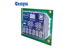 China Segmented LCD Display BTN Negative White Digits HT1621 Driver PIN Connect supplier