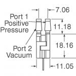 MPX5010DP IC Integrated Silicon Pressure Sensor On Chip Signal Conditioned