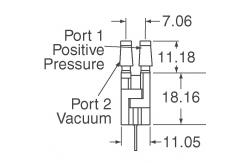China MPX5010DP IC Integrated Silicon Pressure Sensor On Chip Signal Conditioned supplier
