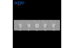 China Clothes Coat Hangers Hook Rail Rack , Self Adhesive Wall Mounted Hook supplier