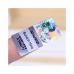 Matte Lamination Tamper Evident Security Labels , Transparent Holographic Stickers for sale