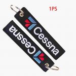 Customized logo Design Keychain Gifts Handmade Woven Key Tag Embroidered Keychain for sale