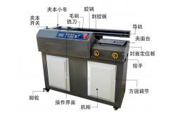 China 25 Minute A4 A5 Automatic Hot Glue Binding Machine 220-300 Books/Hour supplier
