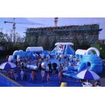 Snow World Outdoor Inflatable Waterpark Customized With Big Round Pool for sale