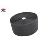 Black Nylon Sew On Hook and Loop Tape Straps With Heat Resistant , heavy duty for sale
