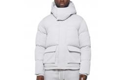China Puffer Jacket Men Fashion New Design Winter Puffer Cargo Pocket Mens Coat supplier
