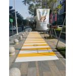 Road Line Paint Yellow White Color Traffic Coating Powder Thermoplastic Hot Melt Road Marking Paint HUAQUN for sale