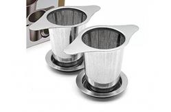 China Two Handle Wire Mesh Dome Replacement Teapot Infuser Basket SS304 supplier