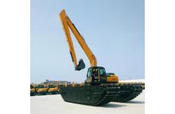 China Dredge Amphibious Excavator Undercarriage Pontoon Floating Corrosion Resistant supplier