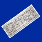NEMA4 High Vandal-Proof Industrial Mini Metal Keyboard For Kiosk Applications for sale