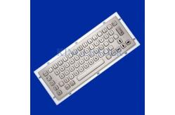 China IP65 Rating Metal Kiosk Industrial Mini Keyboard With 64 Metal Compact Keys supplier