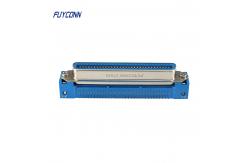China 64 Pin DIP Centronics Female Connector PCB Right Angle  With Board Lock supplier