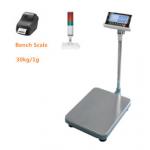 BW-3040-30kg /1g alloy steel Weighing platform Bench Scale IP66 with plastic indicator alarm 30000 divisions and 3 RELAYS for sale