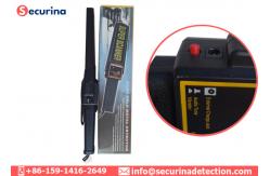 China Light Weight Security Wand Metal Detectors Continuous Adjustment For Body Searching supplier