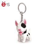 Ens Dog Shaped 3D PVC Keychain Plastic non phthalate Material for sale