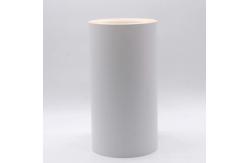 China 2Mil Anti Static Label Material Matte White Permanent Adhesive Polyimide Materials With Glassine supplier