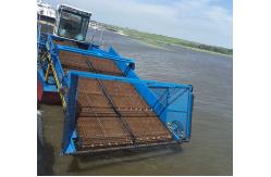 China 8 Cubic Capacity Lake Weed Cutter Machine For River Waterweed Reed Harvester supplier
