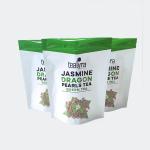 Tea ziplockk Stand Up Pouches Custom Printed Mylar Tea Packaging Bags for sale