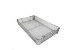 China Medical Sterilization Metal Mesh Basket Barbecue Stainless Steel Mesh Basket supplier