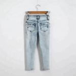 Slim Fit Long Section Kids Denim Clothes , 2 - 8 Years Children Denim Jeans