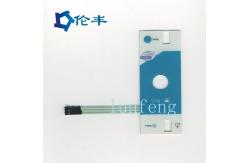 China Glossy Surface Flat Buttons PET Membrane Switch Keypad 3M467 supplier