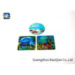 Round / Square Shape Custom Drink Coasters 3D Lenticular UV Offset CMYK Printing