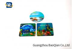 China Round / Square Shape Custom Drink Coasters 3D Lenticular UV Offset CMYK Printing supplier